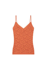 Caraco Nako en dentelle - Paprika