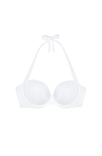 Nyxi balconette bikini top - White