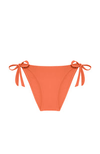 Onyx Bikini Briefs with adjustable bows - Paprika