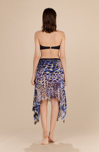 Paddy dress in printed tulle - Amazonia