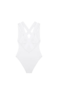Maillot de bain une pièce Resli - Blanc