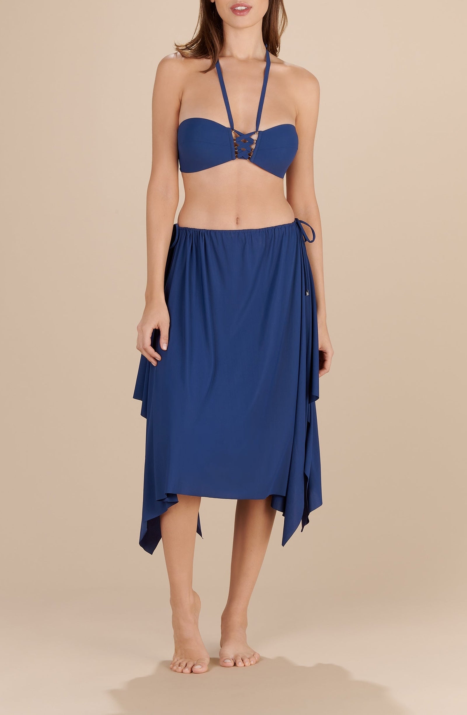 Robe drapée Romane - Nuit
