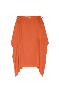 Romane draped dress - Paprika