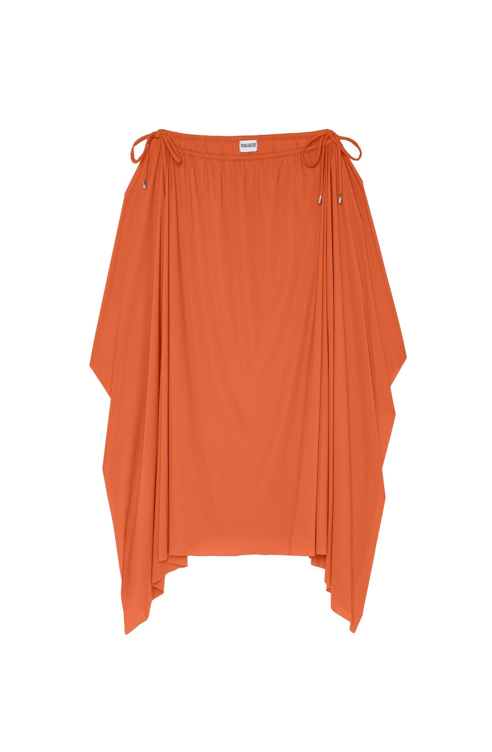 Romane draped dress - Paprika