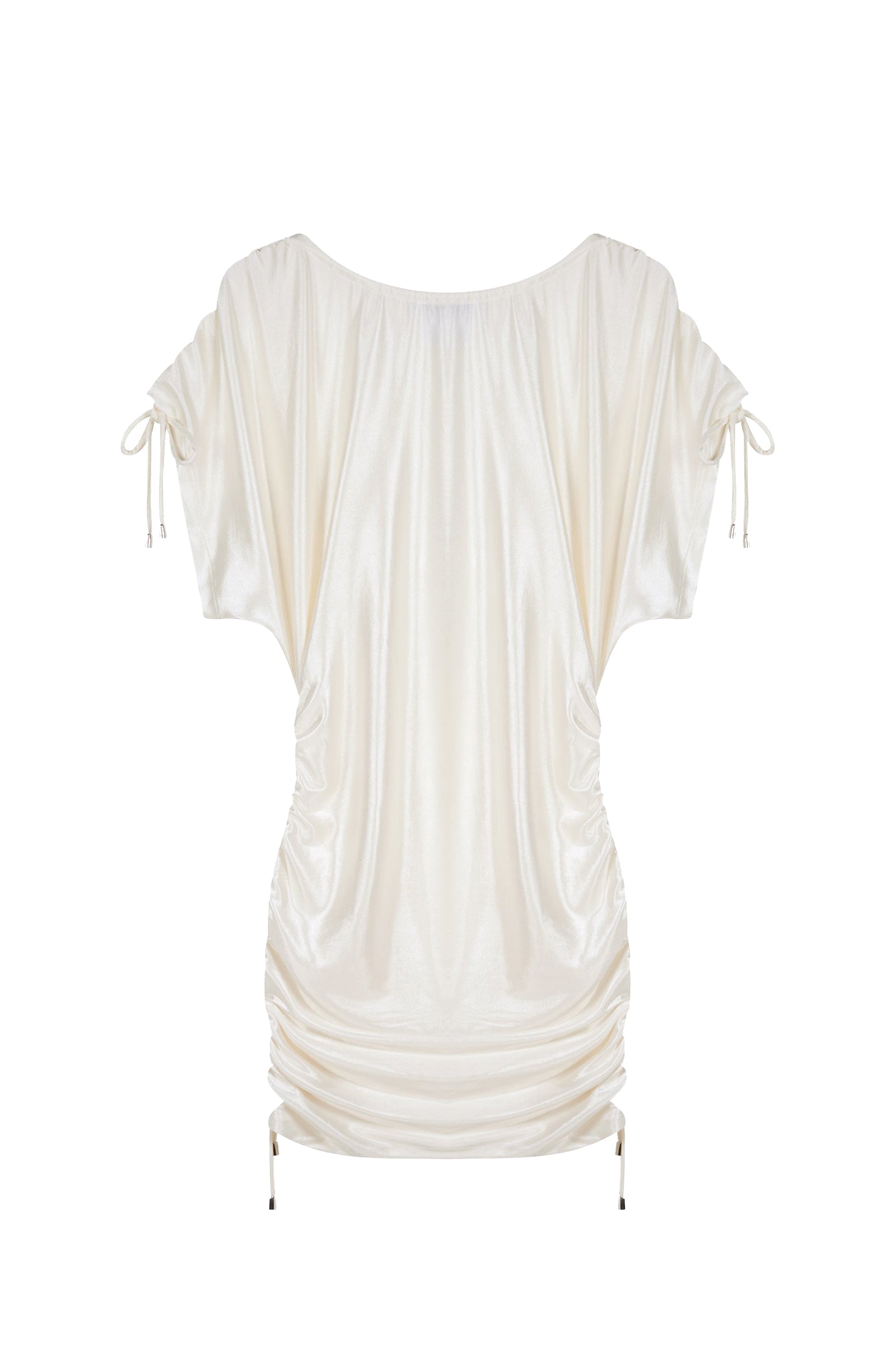 Robe drapée Ryder - Nacre