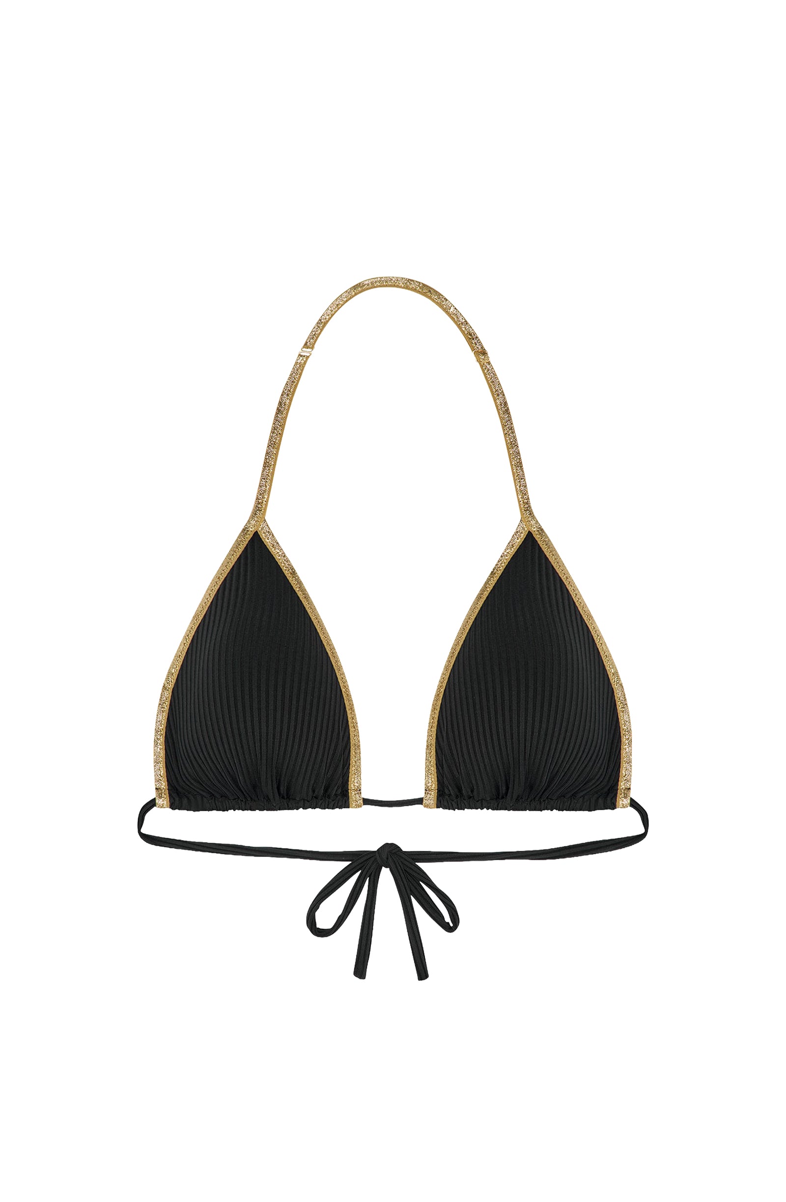 Haut de bikini triangle Soo - Noir