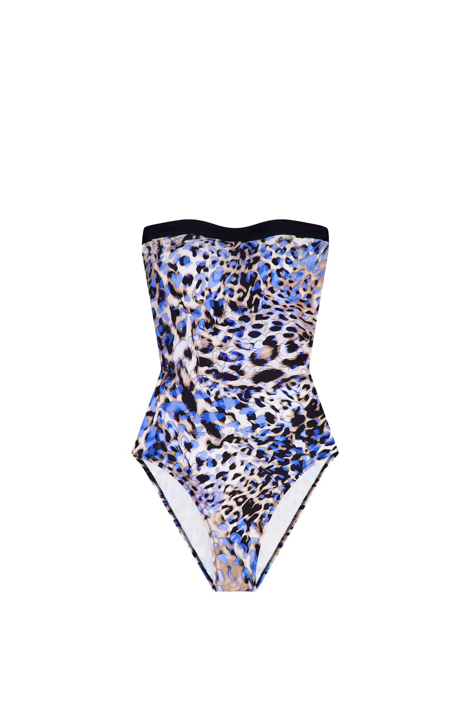 Thera one-piece bandeau swimming costume - Amazonia