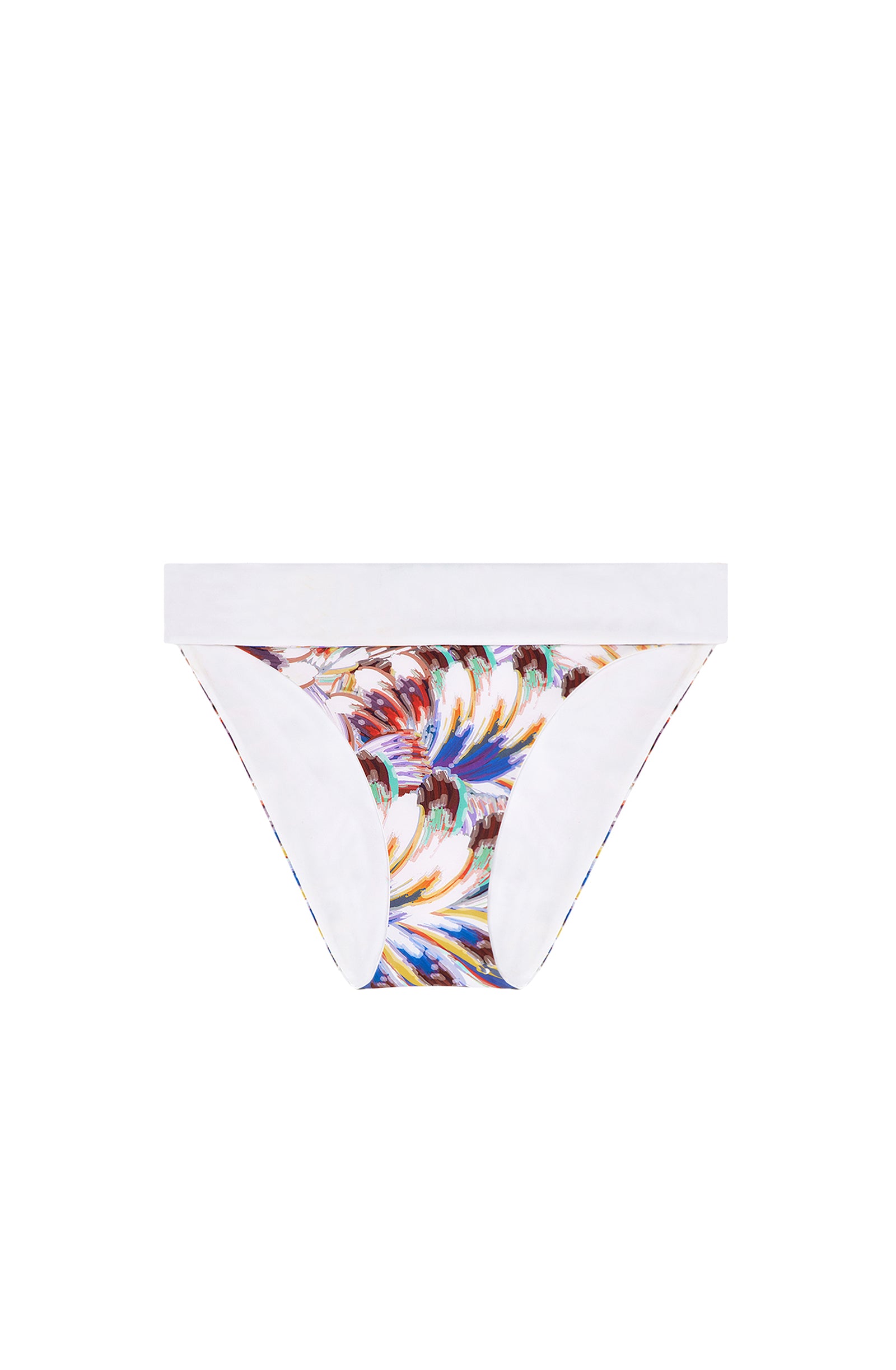 Toby high waisted reversible bikini bottoms - Lido