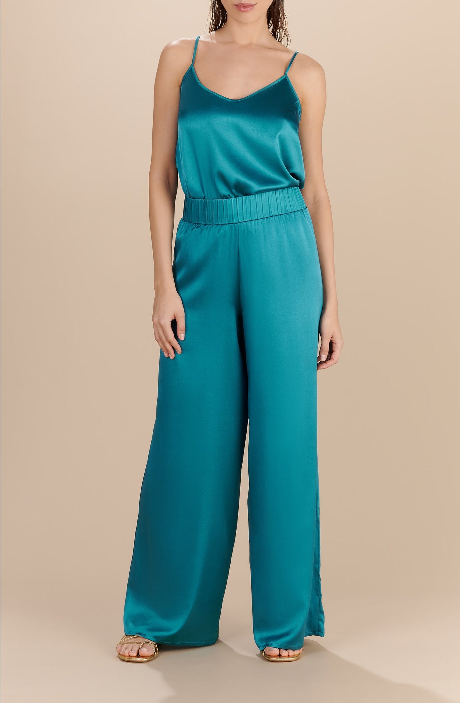 Pantalon large Tom en soie - Persan