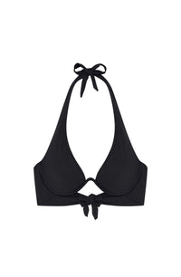 Haut de bikini Camelia décolleté - Noir