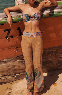 Pantalon large Assia en voile - Gipsy