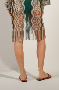 Fringed Kimono - Bamboo