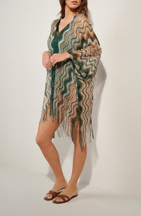 Fringed Kimono - Bamboo