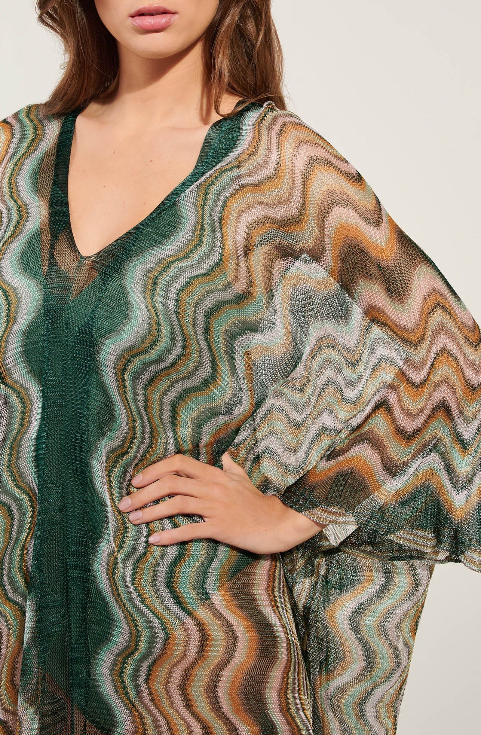 Fringed Kimono - Bamboo