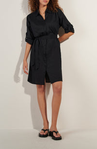 Robe chemise Cassandre - Noir
