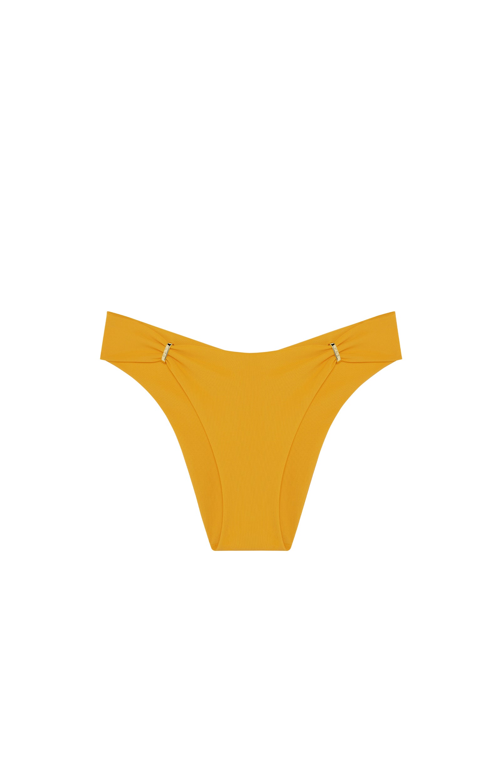 Claudie adjustable tanga bikini bottoms - Ochre