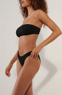 Haut de bikini bandeau Davy - Noir