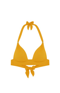 Diva Haut push-up bikini top - Ochre