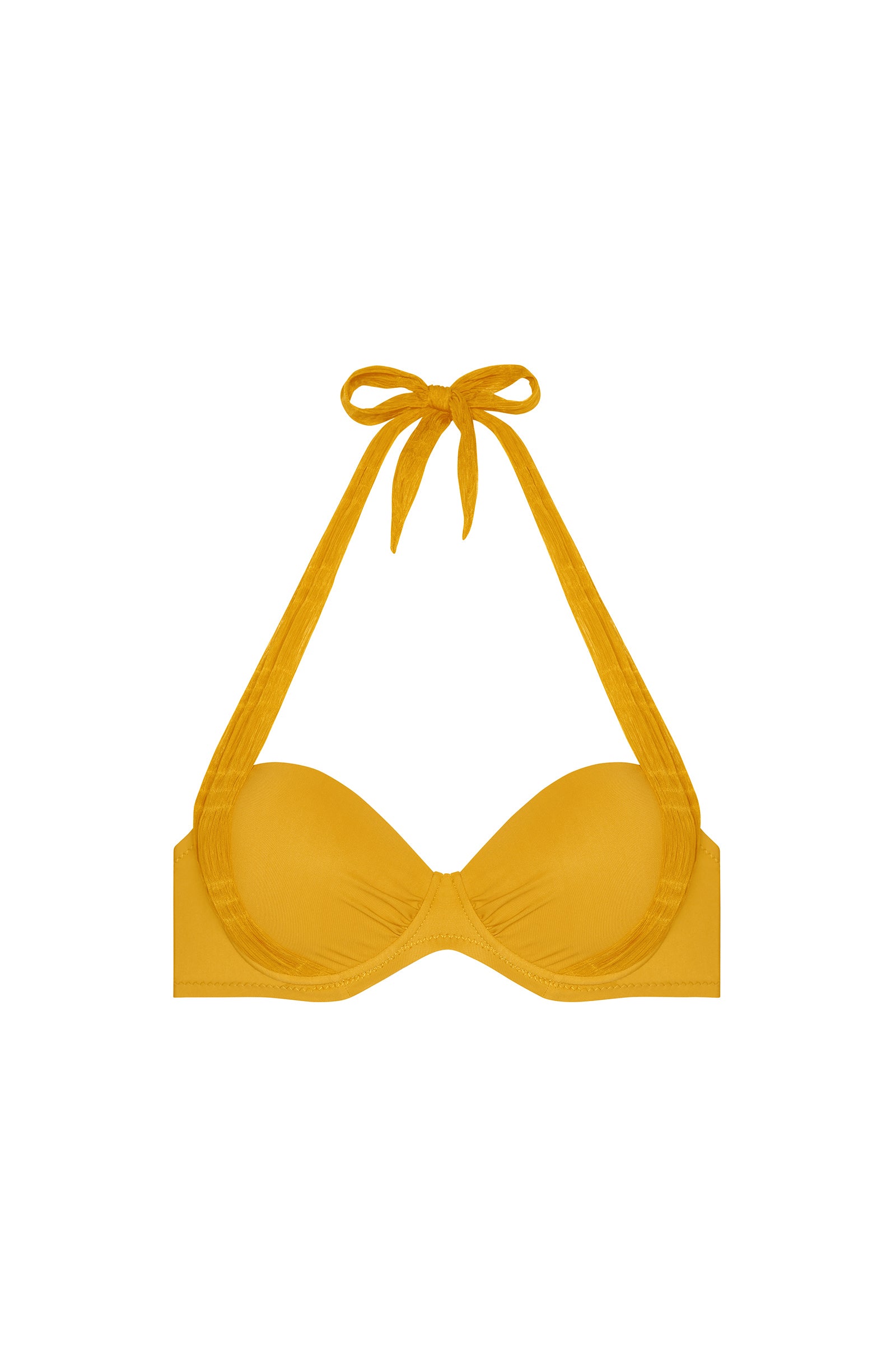 Haut de bikini bustier Django - Ocre
