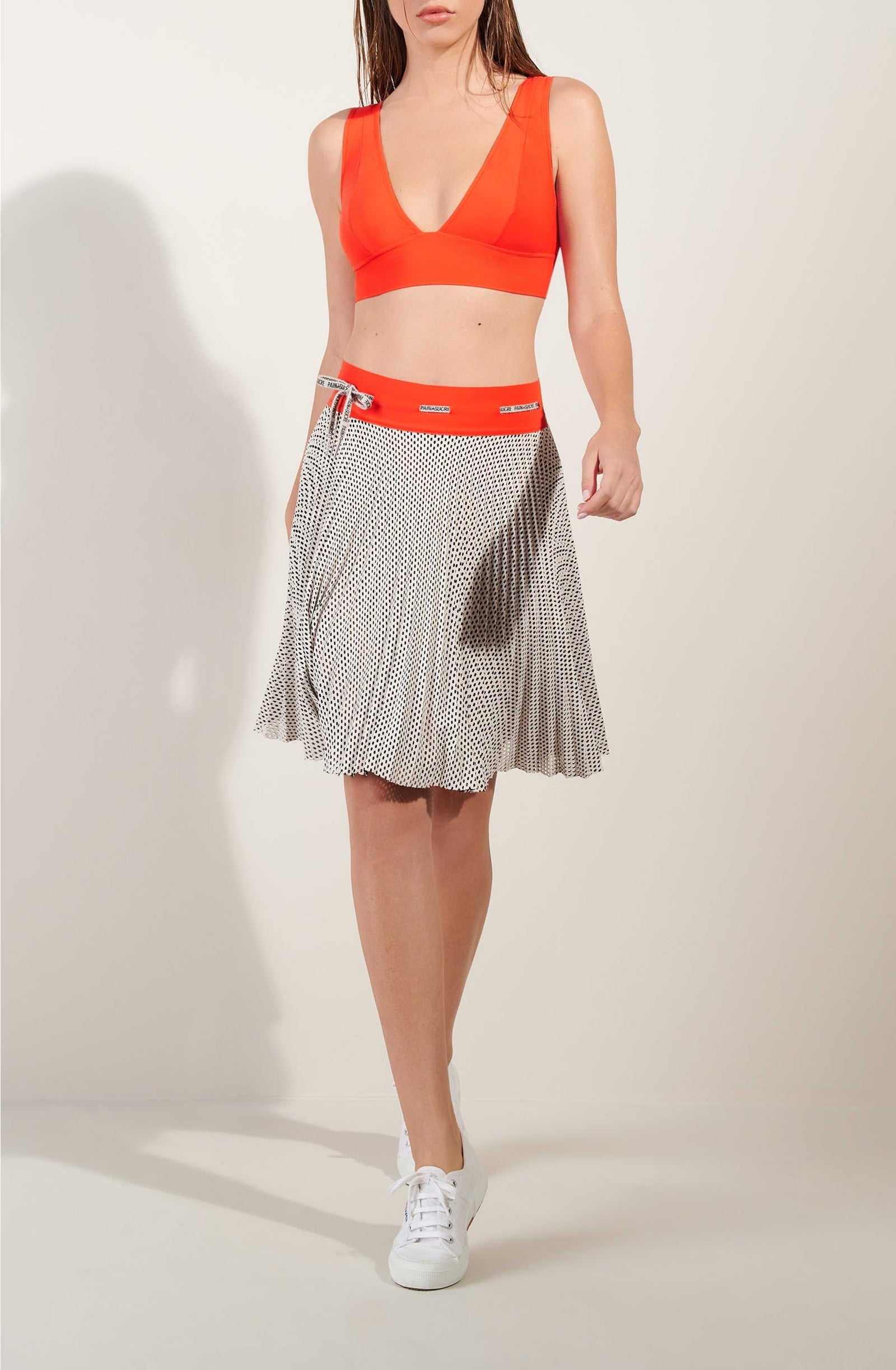 Jupe courte plissée reversible Etna - Masai