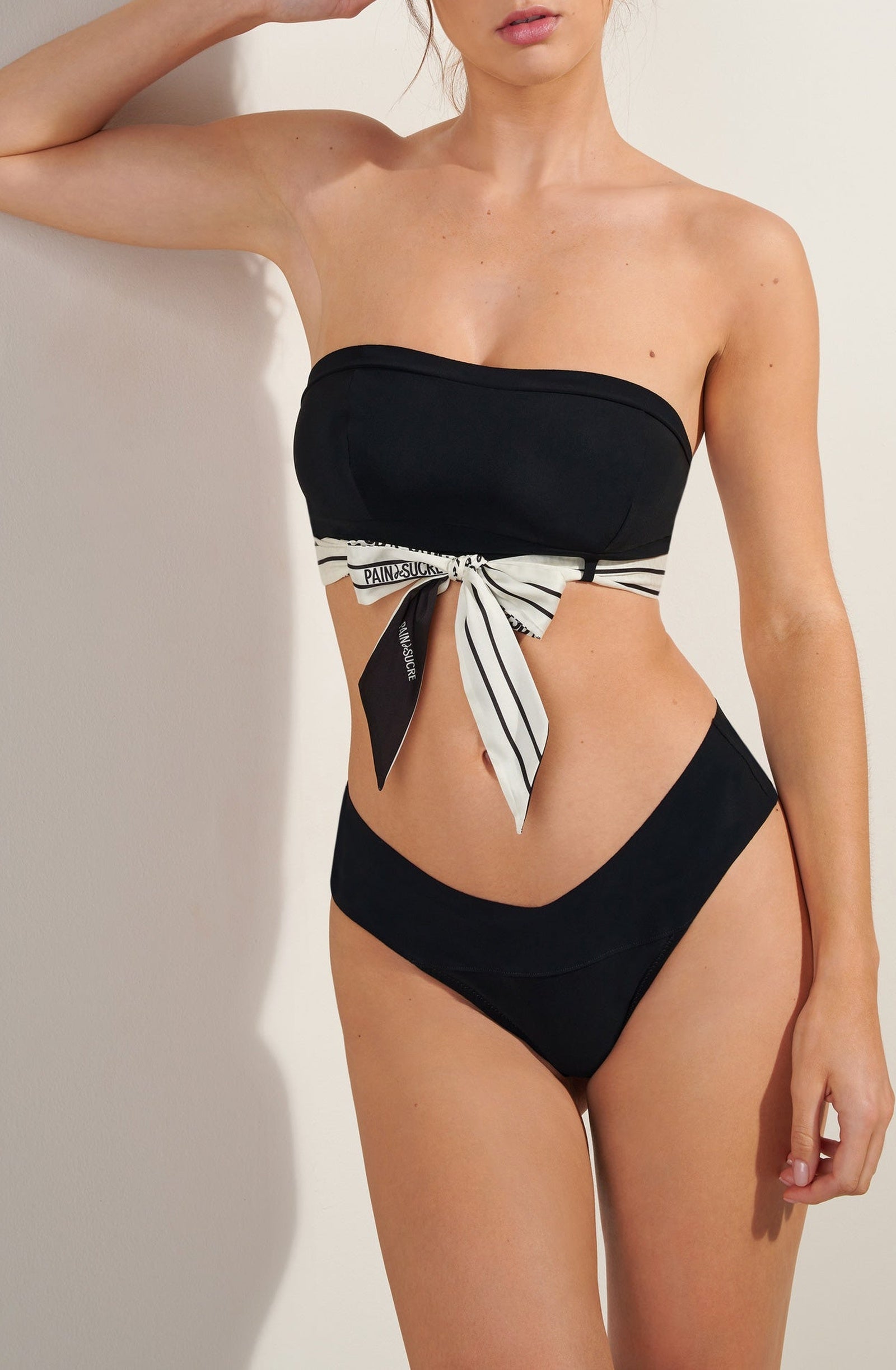 Haut de bikini bandeau Evry - Noir