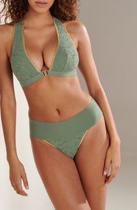 Genia lace bra - Almond