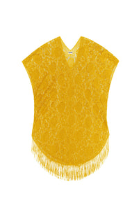 Robe Jesse en dentelle - Ocre