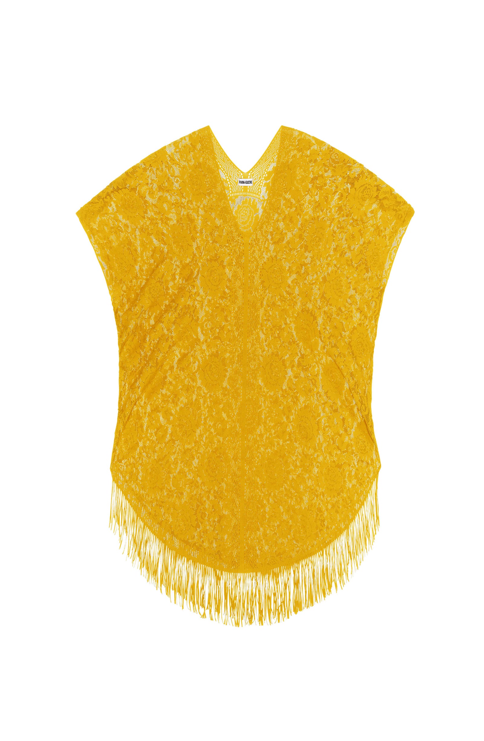 Robe Jesse en dentelle - Ocre
