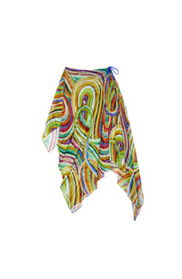 Robe asymétrique Lizon - Multicolore
