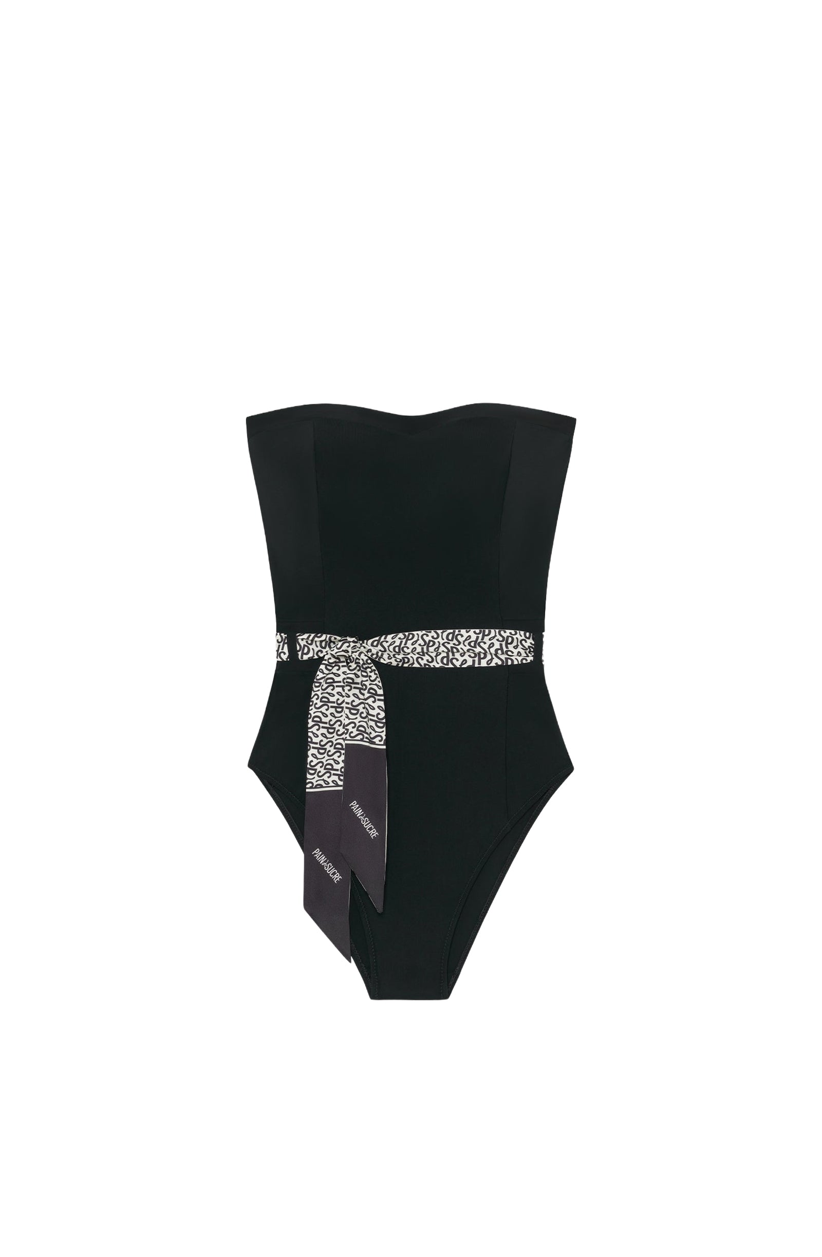 Maillot une pièce bandeau Maloa - Noir