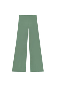 Myla wide-leg trousers - Almond