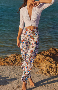 Pantalon ample Myla en voile léger - Wonderland