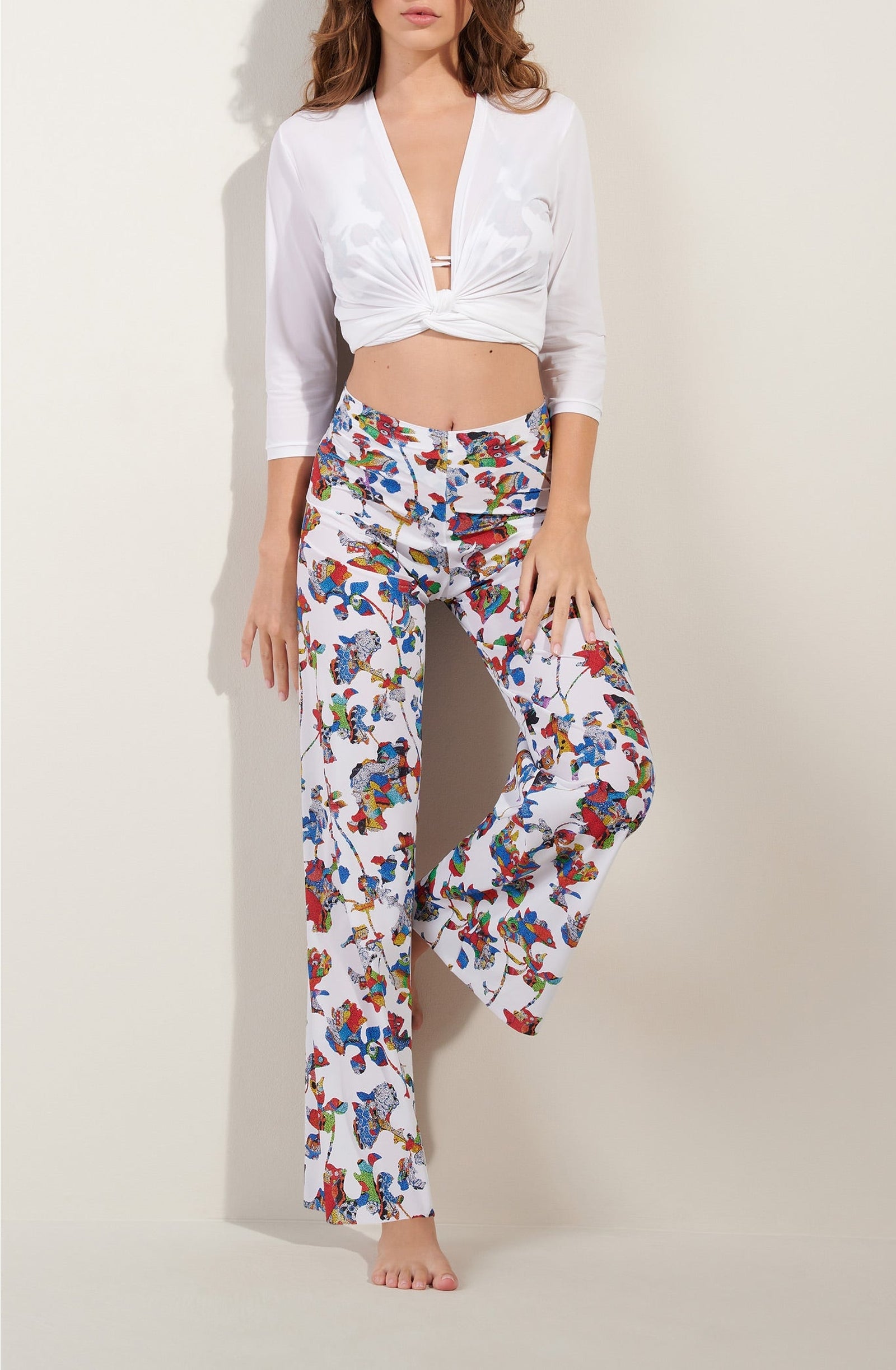 Pantalon ample Myla en voile léger - Wonderland