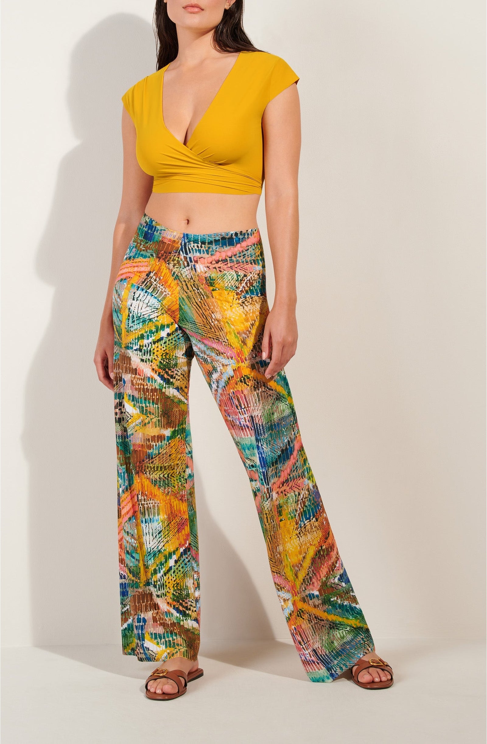 Pantalon ample Myla en voile léger - Masai