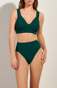 Haut de bikini brassière Naomy décolleté - Bambou