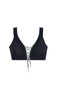 Haut de bikini brassière Niki - Noir