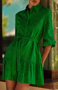 Robe chemise Roane - Vert