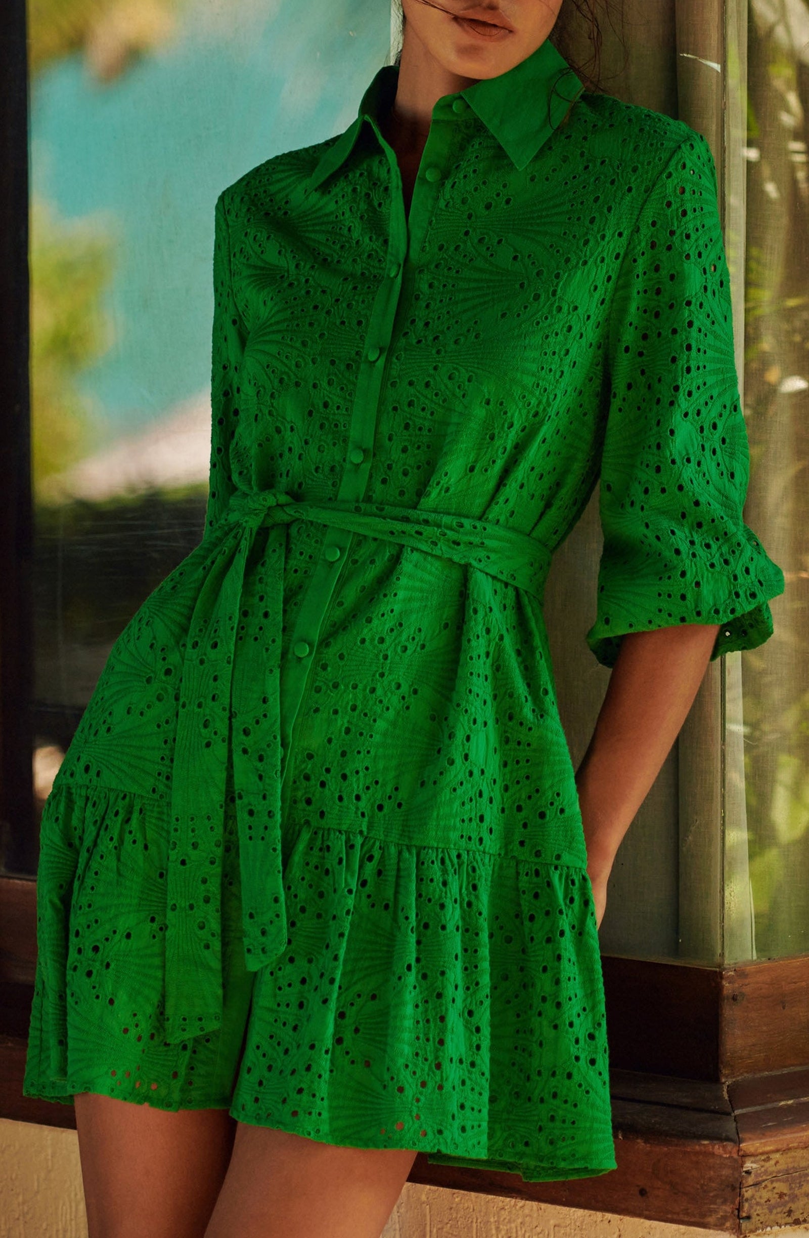 Robe chemise Roane - Vert