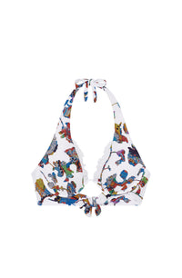 Sary ruffled one-piece bikini top - Wonderland