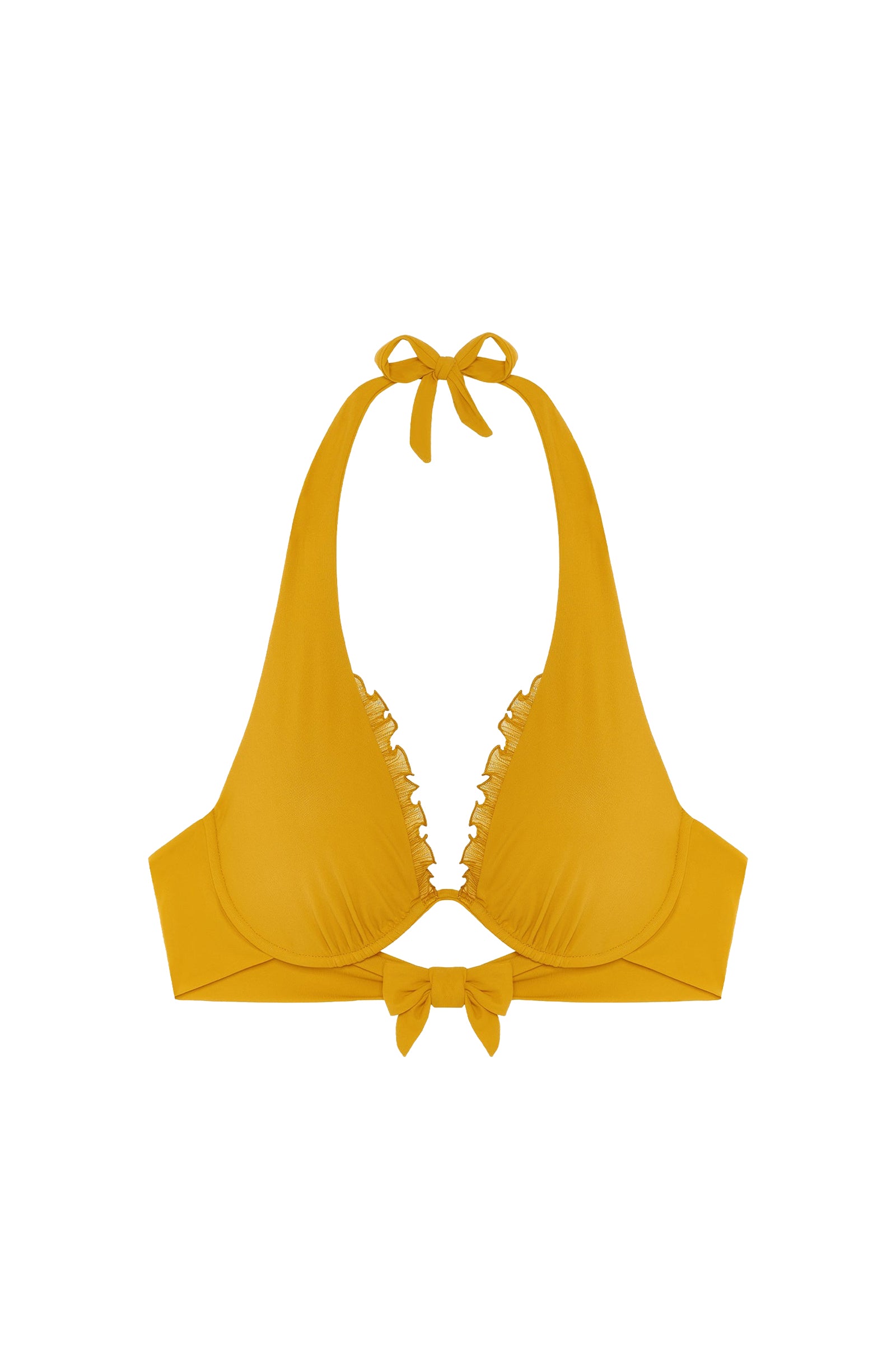 Haut de bikini balconnet Sary - Ocre