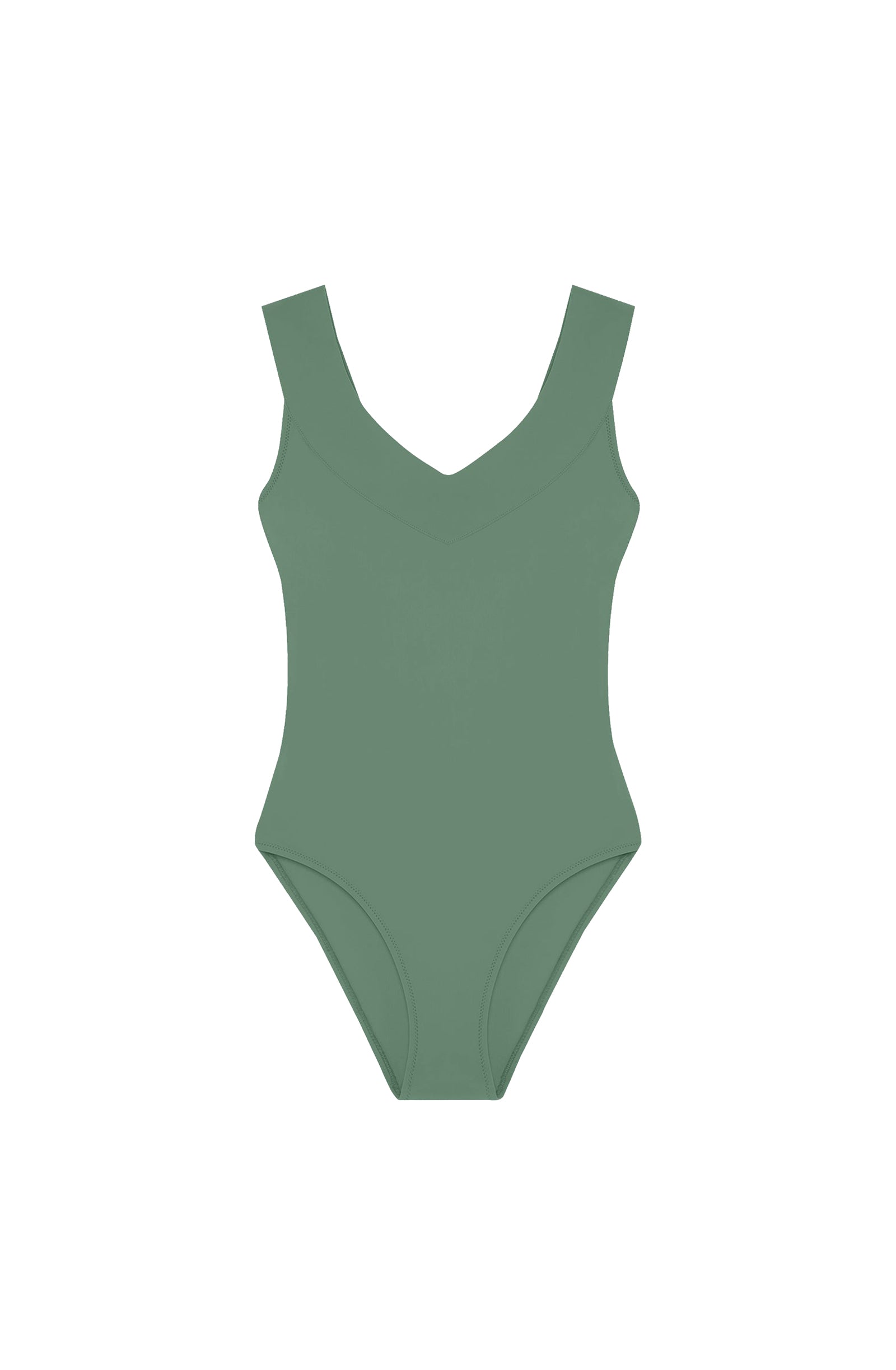 Maillot une pièce nageur Soya - Amande
