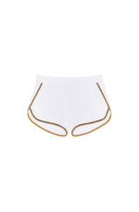 Short Stina bordé - Blanc