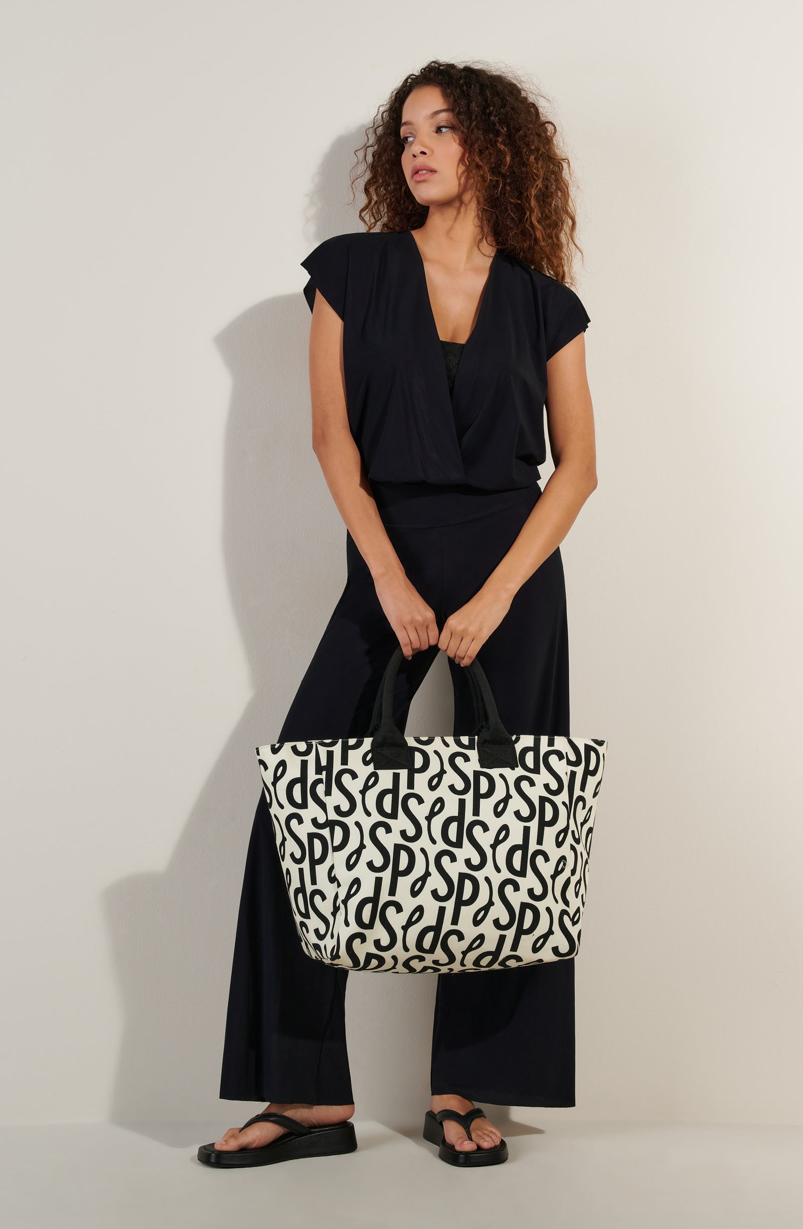 Grand sac Syclos imprimé - Unique