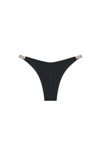 Bas de bikini tanga Talyna - Noir