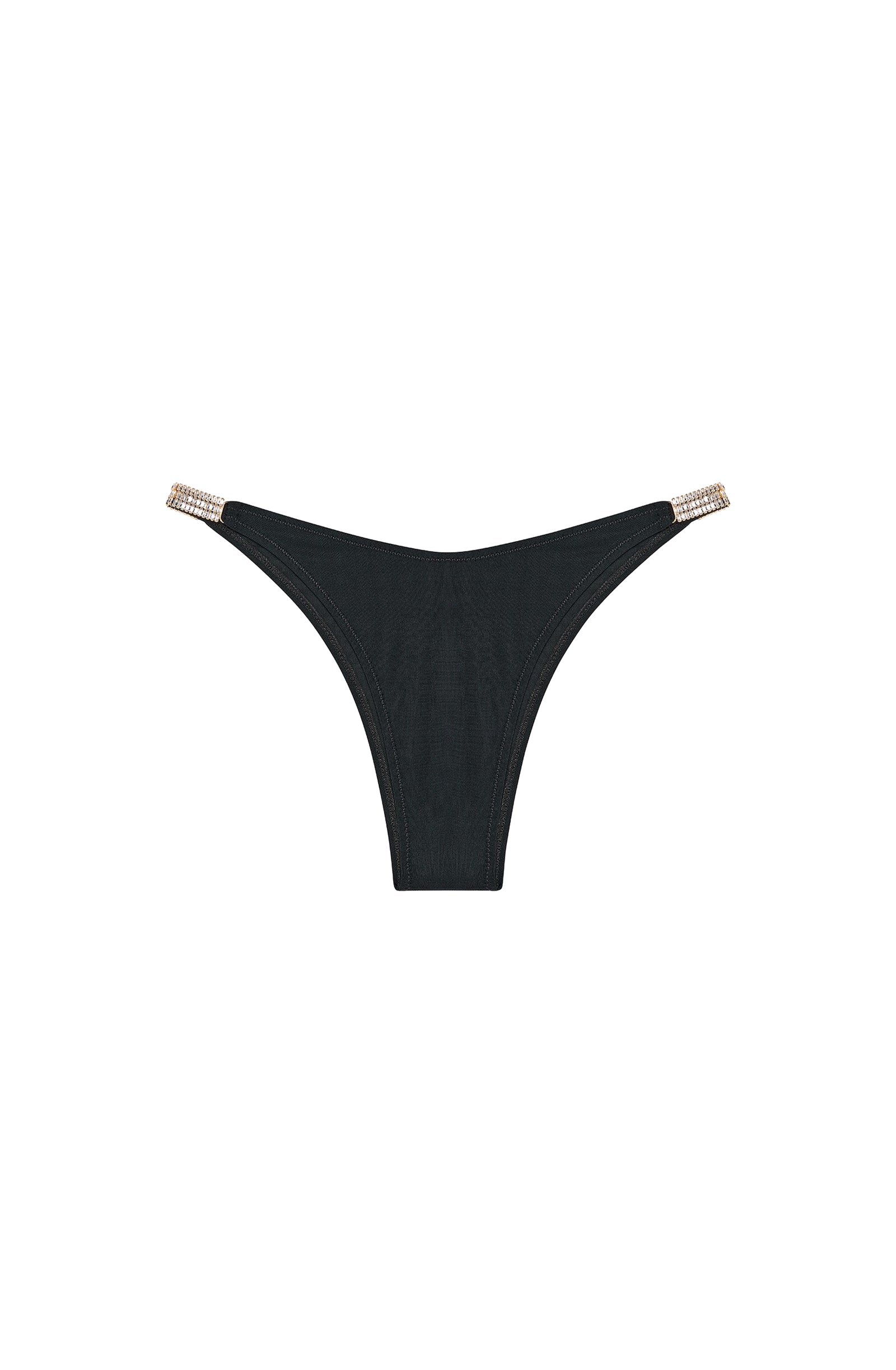 Bas de bikini tanga Talyna - Noir