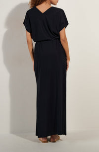 Robe longue Taya - Noir