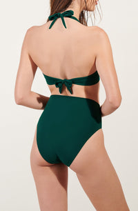 Bas de bikini Tobago taille haute - Bambou