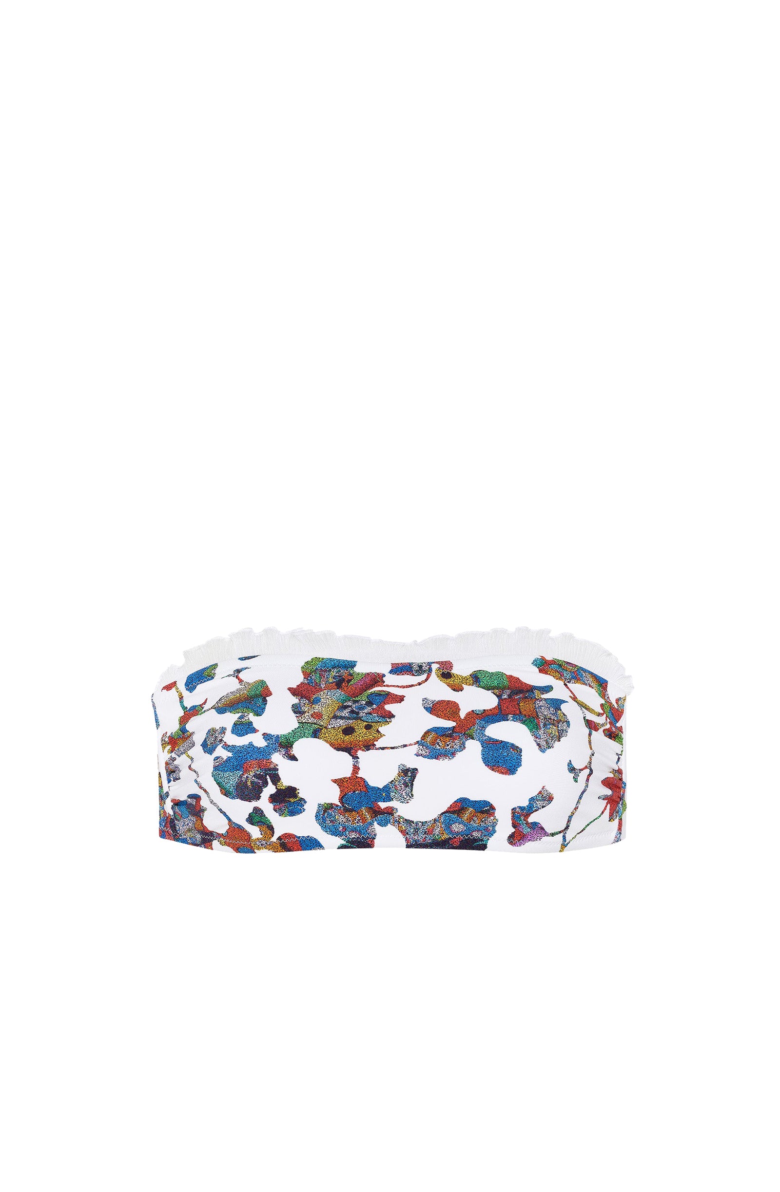 Bandeau bikini top with ruffle Valli - Wonderland