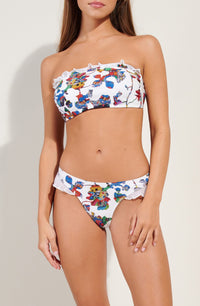 Bandeau bikini top with ruffle Valli - Wonderland