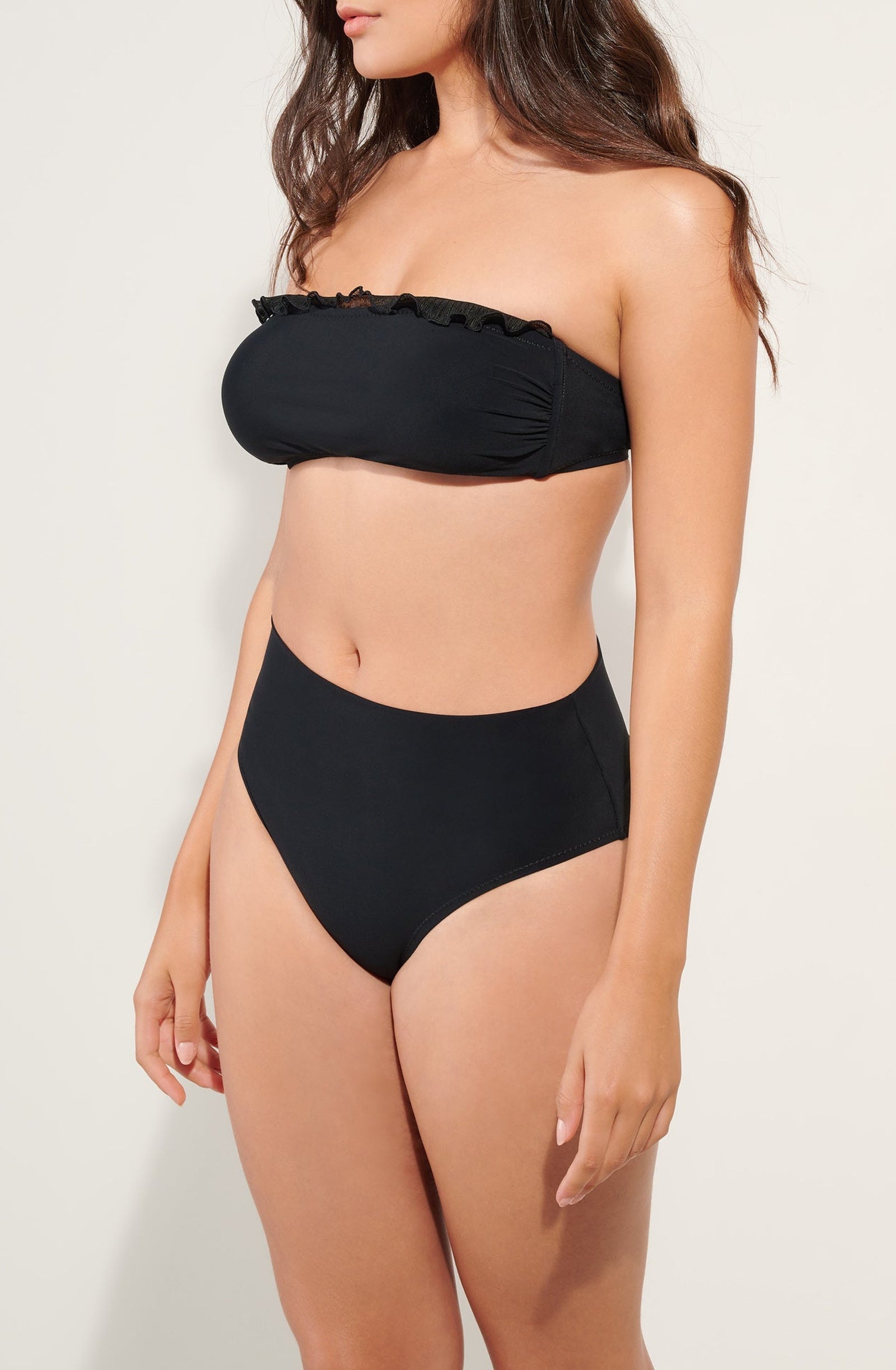 Haut de bikini bandeau Valli - Noir